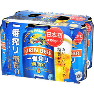 キリン　一番搾り糖質ゼロ　３５０ｍｌ　６缶パック