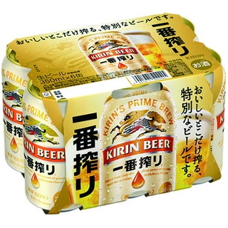 キリン　一番搾り　３５０ｍｌ　６缶パック