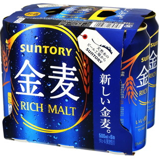 サントリー　金麦　５００ｍｌ　６缶パック