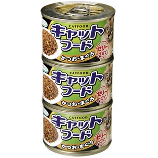 ＣＧＣ　キャットフード缶　かつおまぐろ　１６０ｇ×３Ｐ